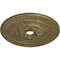 Ekena Millwork Traditional with Acanthus Leaves Medallion, 26"OD x 3 1/8"ID x 1 1/2"P, Mississippi Mud Crackle CM26TAMMC - alternate 2